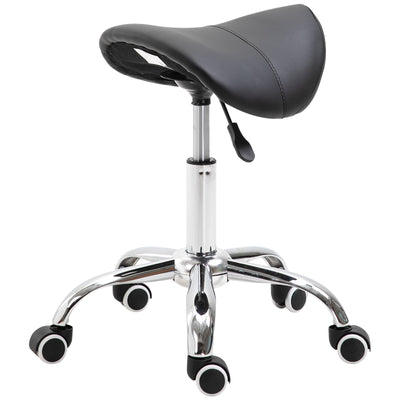 Hydraulic Salon Stool Saddle Chair Adjustable Seat Swivel