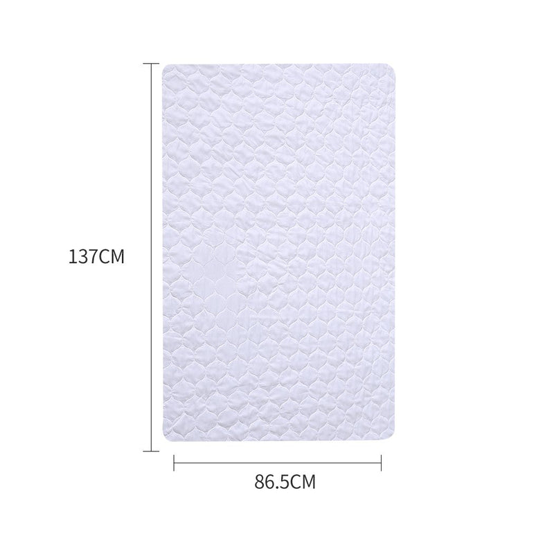 2 Pk 137x86.5cm Underpad Sheet protector