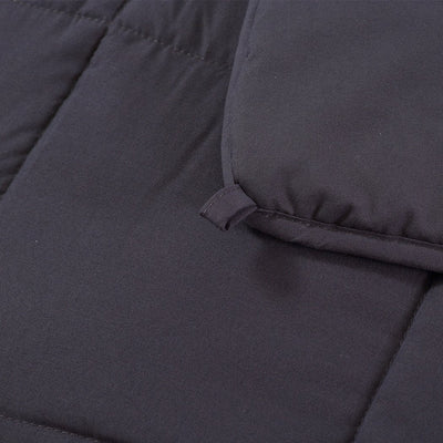 DreamZ Double Dark Grey 11kgs Polyester Weighted Blanket