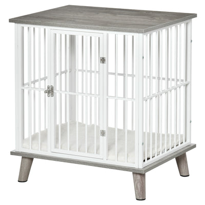 Decorative Dog Crate Pet Cage Kennel w/ Soft Cushion