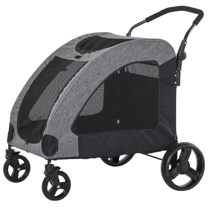 PawHut Pet Stroller Universal Wheel Medium Size Dogs