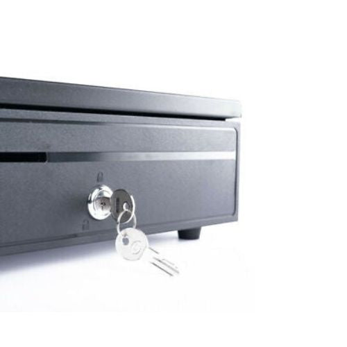 Cash Drawer Box Works Compatible Epson POS Printers w/5Bill &5Coin Tray