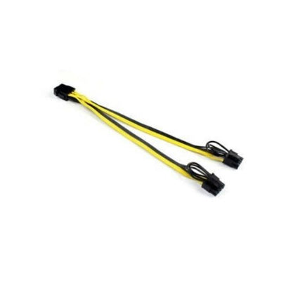 PCI Express 8 Pin Splitter Cable PCIE To 2x 8Pin / 6 + 2 Pin Dual Power Wire Y
