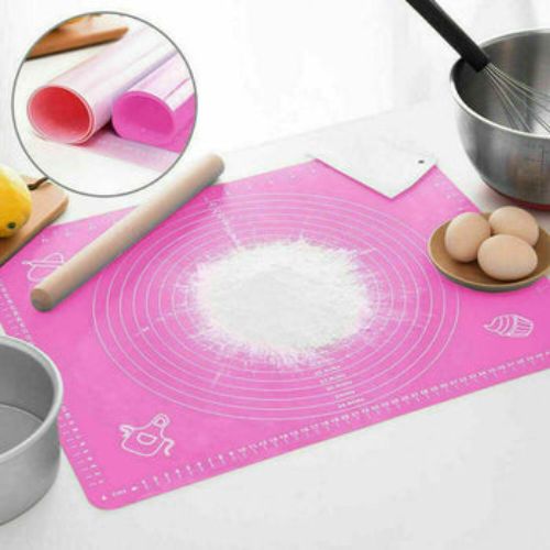 Large Non Stick Silicone Sheet Dough Fondant Baking Pastry Icing Rolling Mat Pad