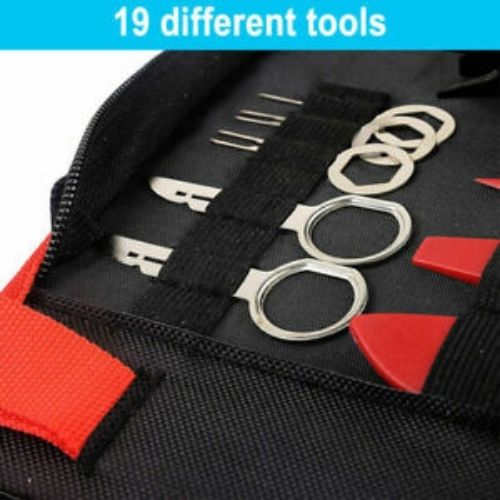 19x Car Trim Removal Tool Hand Tools Pry Bar Panel Door Interior Clip Kit Body