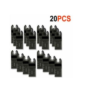 20PCS Oscillating Multi Tool Saw Carbon Blades Cutter Metal Set For Fein Makita