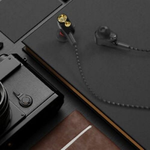 Double Unit Drive In Ear Earphone HiFi Quality Sound Headphone Earbud