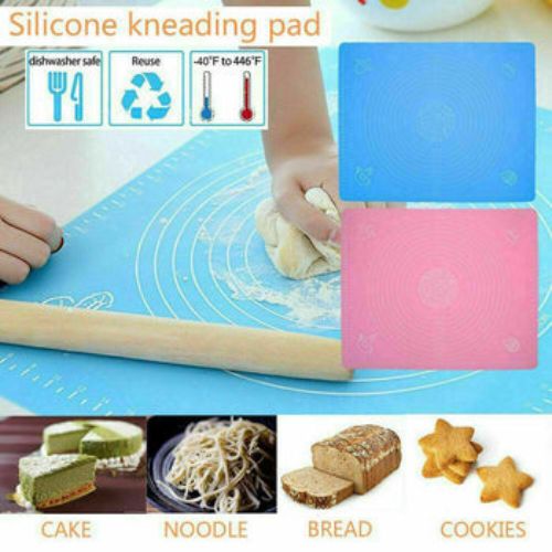Large Non Stick Silicone Sheet Dough Fondant Baking Pastry Icing Rolling Mat Pad
