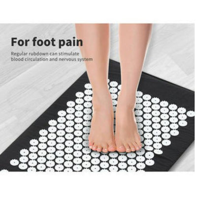 Acupressure Massage Cushion Back Body Pain Relieve Spike Yoga Mat with Pillow