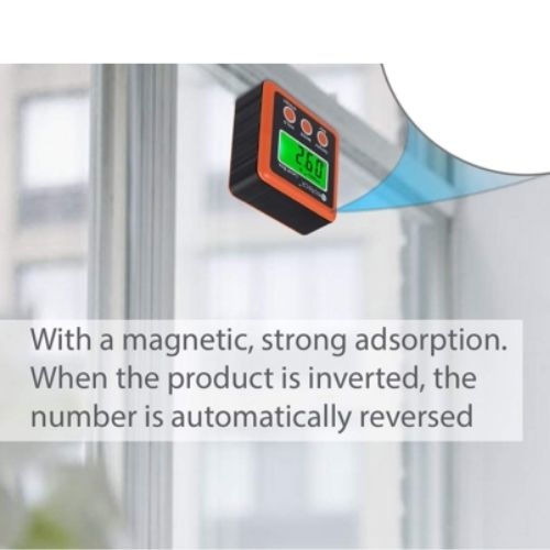 Digital Angle Finder LCD Digital Angle Gauge Waterproof Protractor