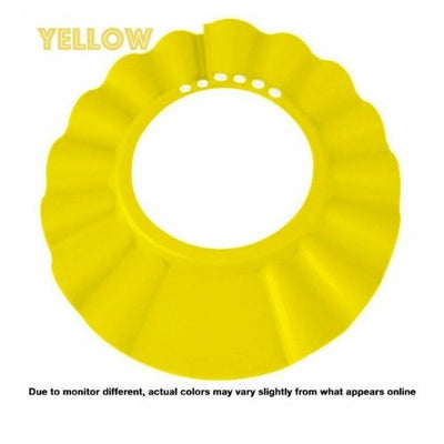 ADJUSTABLE BABY SHOWER CAP BABY KIDS CHILDREN BATH SHAMPOO SHIELD HAT WASH HAIR