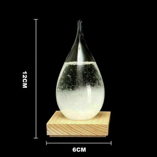Storm Glass Weather Stations Water Drop Weather Predictor Creative Forecast CA