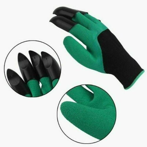 Garden Digging Gloves With Claws On Both Hands Waterproof For Gardening Planting