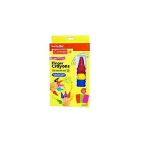 Finger Grip Crayons 10 Shades, Multicolor Child Safe & Non-toxic Washable Crayon