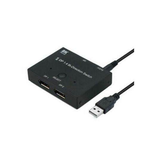DP DisplayPort 1.4 Bi-Direction Switch Splitter Converter MST Hub 4K 8K