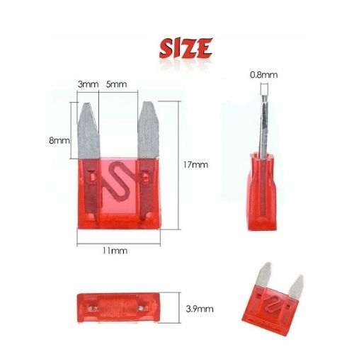 120PCS Mini Car Fuses Blade Fuse for Auto Car Truck 5A/10A/ 15A/ 20A/ 25A/ 30A