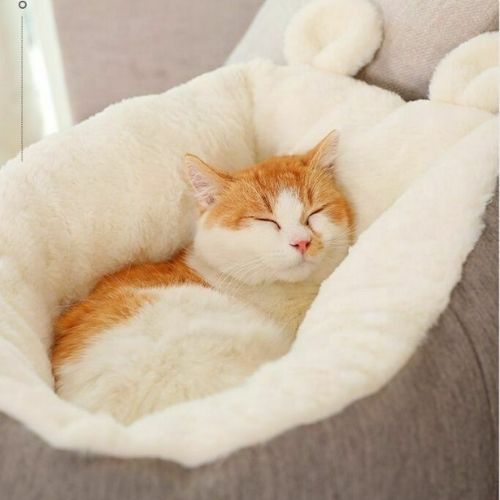 Puppy Cat Pets Soft Washable Bed Warm Cosy Round Cushion Sleeping Mat Cave Sofa