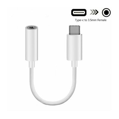 USB C Type C to 3.5mm Male Headphone Jack in Aux Cable Lead Audio Stereo Adapter