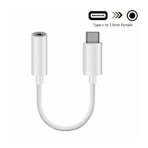 USB C Type C to 3.5mm Male Headphone Jack in Aux Cable Lead Audio Stereo Adapter