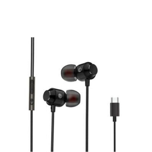 USB-C Headset Type C In-Ear Earbuds with Volume Control and Mic Headphone