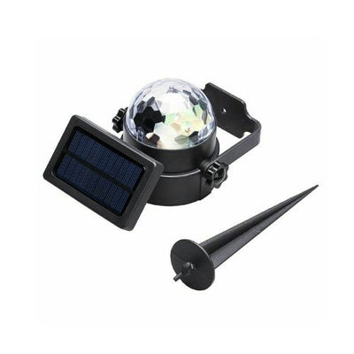 Solar Laser Lamp LED Projector Light Rotating Colorful Party Xmas Decor Lamp