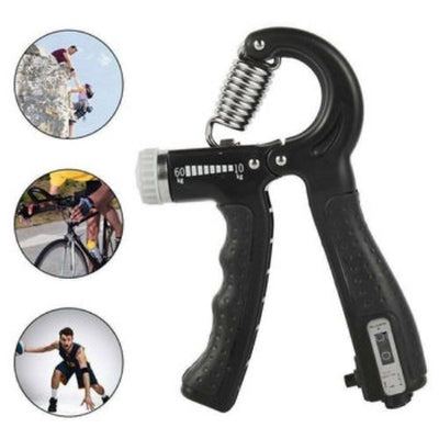 Sport Hand Grip Strengthener Adjustable Forearm Wrist Finger Exercise Trainer CA
