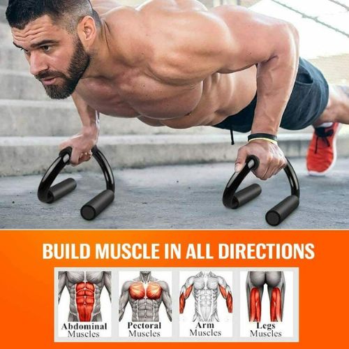 New Push Up Bars Exercise & Fitness Stands Strength Training Workout Equipment