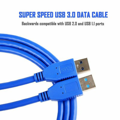USB 3.0 A Male to A Male Cable Lead for High-Speed Data Transfer and Connection