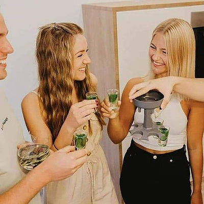 6 Shot Glass Dispenser for Filling Liquids Shots Wine Cocktail Carrier Liquor