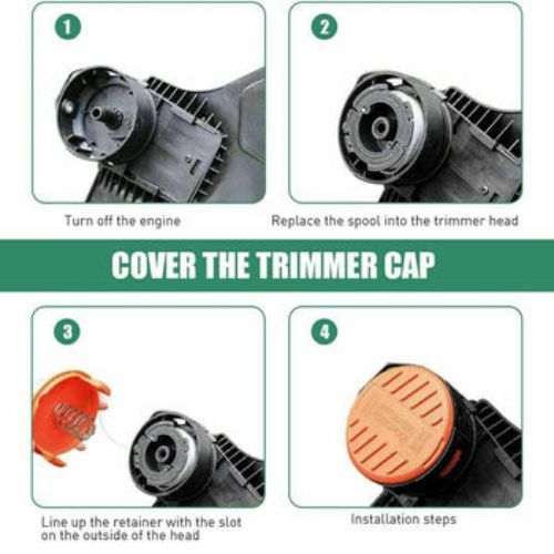 3X Line String Trimmer Replacement Spool Weed Eater Autofeed Black & Decker