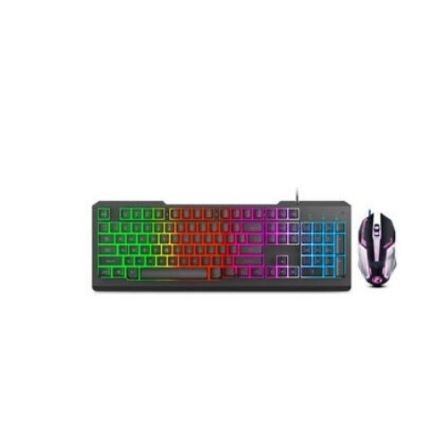 Gaming Keyboard USB Wired Floating Keyboard Quiet Ergonomic with RGB Light