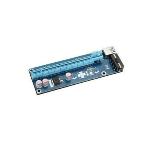 PCI-E 1x to 16x Powered USB 3.0 Extender Riser Adapter Card