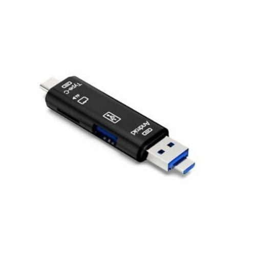 USB / USB Type C 3.1 / MicroUSB External Micro SD Card Reader OTG Adapter