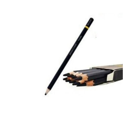 CAMLIN CHARCOAL PENCIL 172MM Wood Black Pencil Suitable For Student-10 pcs/SET