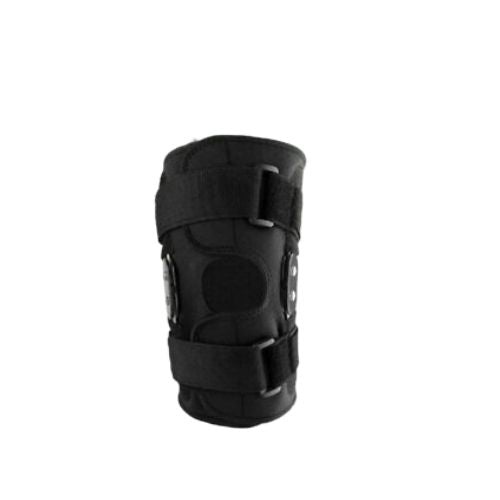 Hinged Double Metal Knee Brace Support Adjustable Size Arthritis For Sports Gym