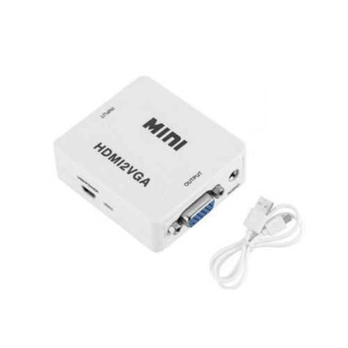 Mini HDMI to VGA HDMI 2 VGA Adapter HD1080P HDTV Video for PC Laptop Converter