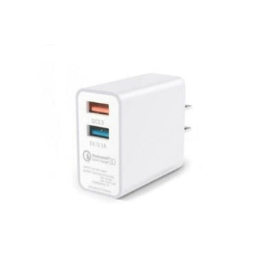 QC 3.0 USB AC Fast Charger 2 Port Universal Wall Quick Charging Travel Plug