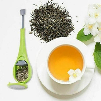 Tea Infuser Loose Tea Leaf Strainer Herbal Spice Silicone Filter Diffuser Tool
