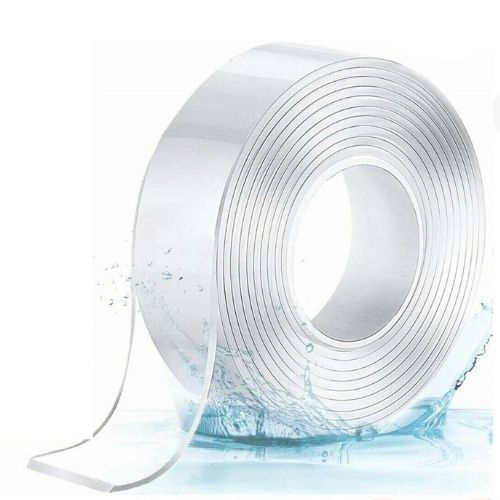 Reusable Nano Adhesive Tape Double-Sided Traceless Washable Gel Tape Anti-Slip