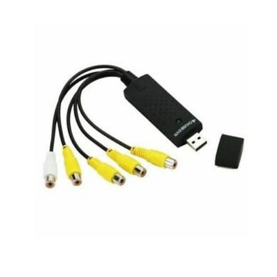 EasyCAP 4 Channel 4CH USB 2.0 DVR Video Audio Capture Adapter Card Win 7 8