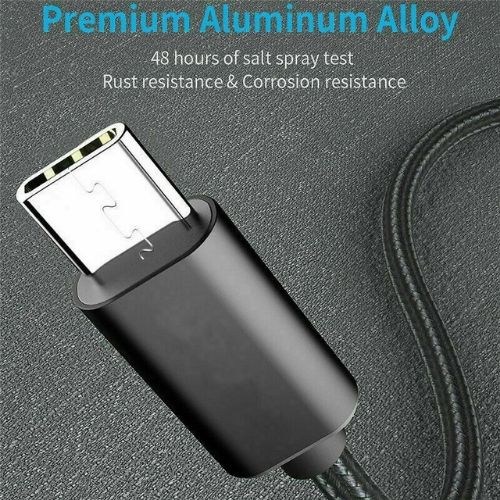 2 Meter Braided Fishing Net Data Cable Fast Charge Type c Charging Cable Line