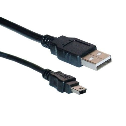 Black 3FT 2.0 USB Cable Type A to Mini B Male to Male 5 PIN for Camera 1m Charge