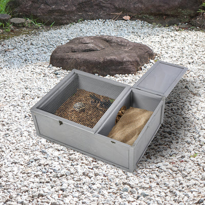 Double Area Turple/Tortoise House w/ Strong Wooden Build &amp; Carrying Handles