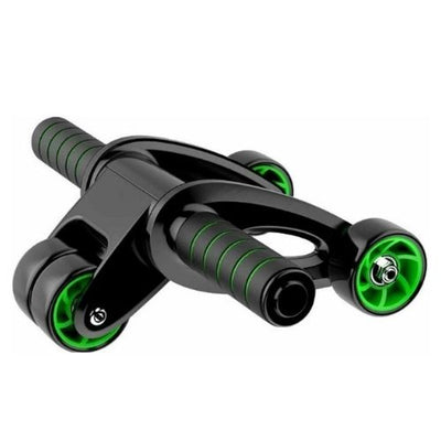 Ab Roller Machine Gymwar Fitness 4 wheeler Home Workout Exercise Equipment Green