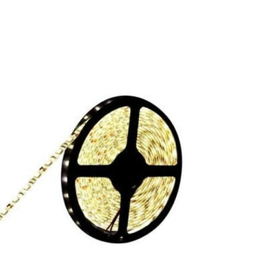 LED Light Strip Warm White Flexible Waterproof 5050 SMD 12V w/ Power 15Ft 5M