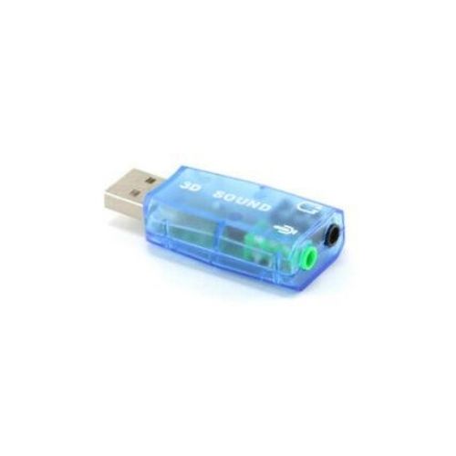 USB AUDIO CARD SOUND ADAPTER MICROPHONE 4 Speaker Mic