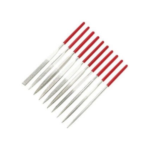Files Set Metal Needle Carving Jewelry Diamond Glass Stone Wood Tool 10PCS