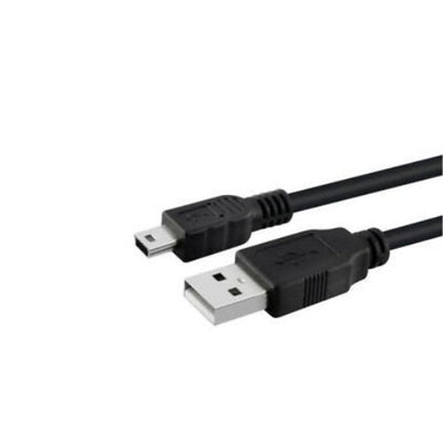 New 6 FT 6F Black USB Cable 2.0 Male A to Mini B 5 PIN Cable