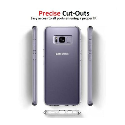 For Samsung Galaxy S8 & S8 Plus Case - Clear Thin Soft TPU Silicone Back Cover