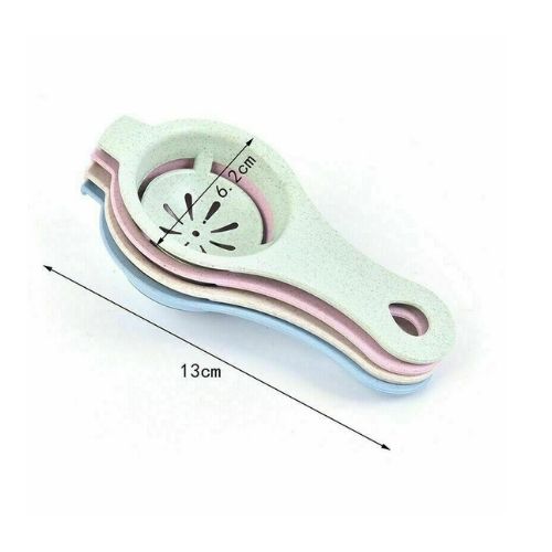 Blue Egg Yolk Separator Tool Easy Cooking White Sieve Plastic Kitchen Gadget